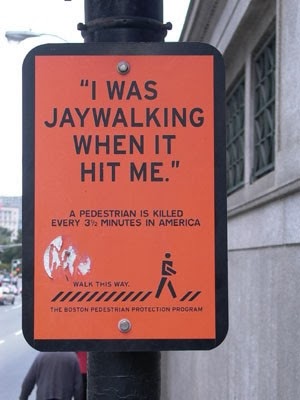 Essay about jaywalking